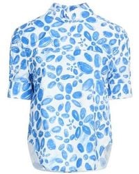 Marni - Floral Print Short Sleeve T-Shirt - Lyst