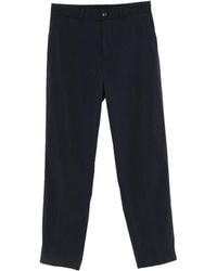 Emporio Armani - Elasticated-Waistband Trousers - Lyst