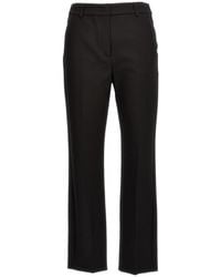 Weekend by Maxmara - High Waist Straight Leg Pants - Lyst