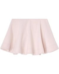 Ganni - Peacoat Wool Circle Skirt - Lyst