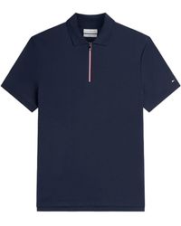 Tommy Hilfiger - Regular Fit Fluid Cotton Polo Shirt - Lyst