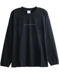 Vetements - Slogan-Print Long-Sleeve T-Shirt - Lyst