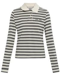 Samsøe & Samsøe - Long-Sleeve Polo Shirt - Lyst