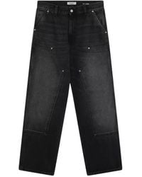 Carhartt - High-Waist Straight-Leg Jeans - Lyst