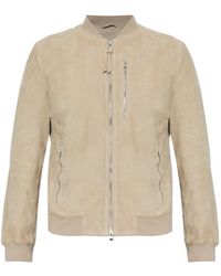 AllSaints - Kemble Zip-Up Bomber Jacket - Lyst