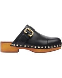 Chloé - Chloé Lace Jeannette Clogs - Lyst