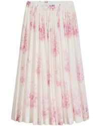 Dior - Iviera Mid-Length Flared Skirt - Lyst