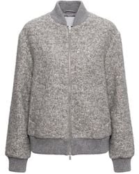 Peserico - Sequins Zipped Jacket - Lyst
