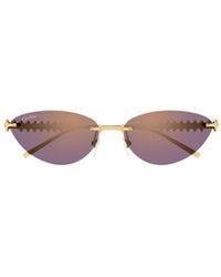 Cartier - Cat-Eye Frame Sunglasses - Lyst