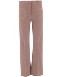 Ql2 - Casual Trousers With Belt Loops - Lyst
