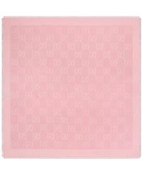 Gucci - Gg Jacquard Frayed-Edge Shawl - Lyst