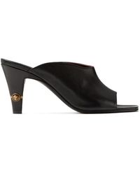 Versace - Sculpted Heeled Mules - Lyst