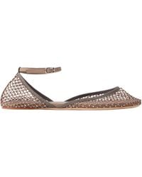 Christopher Esber - Ankle-Strap Embellished Ballet Flats - Lyst