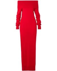 Stella McCartney - Off-The-Shoulder Wool Dress - Lyst