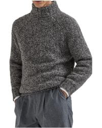 Brunello Cucinelli - Roll Neck Long-Sleeved Jumper - Lyst