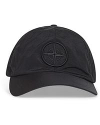 Stone Island - Logo Embroidered Curved Peak Baseball Cap - Lyst