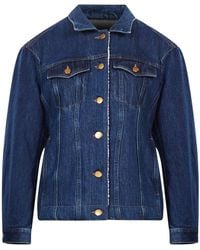 Jil Sander - Button-Up Denim Jacket - Lyst