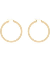 Saint Laurent - Circle Simple Earrings - Lyst