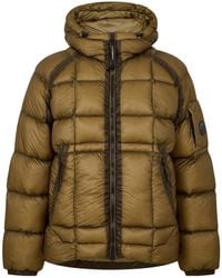 C.P. Company - Quilted Hooded Down Puffer Jacket - Lyst