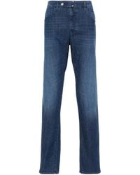 Incotex - Logo-Patch Tapered Jeans - Lyst