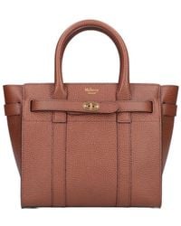 Mulberry - Bayswater Logo-Printed Mini Tote Bag - Lyst