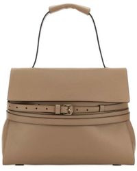 Moschino - Logo Embossed Shoulder Bag - Lyst