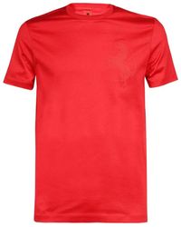 Ferrari - Logo T-Shirt - Lyst