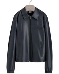 Dior - Homme Zip-Up Leather Jacket - Lyst