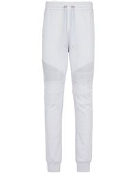 Balmain - Logo Printed Cotton Jogging Bottoms - Lyst