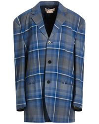 Marni - Blazer Polyester, Virgin Wool, Elastane - Lyst