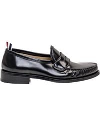 Thom Browne - Ruched-Detail Slip-On Loafers - Lyst