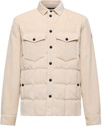 Moncler - Gelt Corduroy Down Shirt Jacket - Lyst