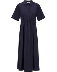 Herno - Drawstring Shirt Dress - Lyst