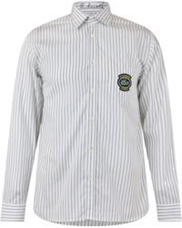 Lacoste - Striped Button-Down Shirt - Lyst