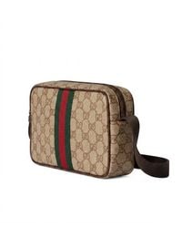Gucci - Gg Mini Bag With Web - Lyst