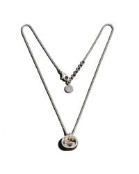 Gucci - Pendant Chain Necklace With Interlocking G - Lyst