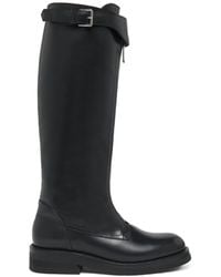 McQueen - Countryside Zip-Detailed Buckle Knee Boots - Lyst