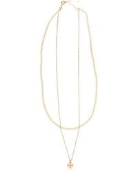 Tory Burch - Kira Layered Necklace - Lyst