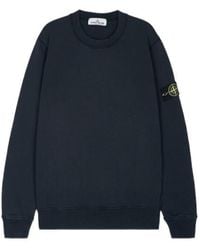 Stone Island - Compass Patch Crewneck Sweatshirt - Lyst