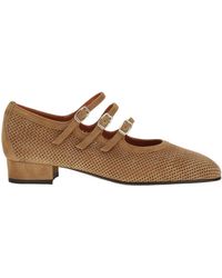 CAREL PARIS - Triple-Strap Perforated Pumps - Lyst
