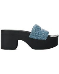 Alexander Wang - Hotfix Platform Heeled Sandals - Lyst