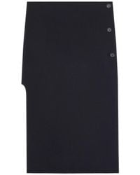 Courreges - Courrèges Oblique Tailored Midi Skirt - Lyst