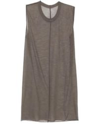 Rick Owens - Round-Neck Sleeveless Top - Lyst