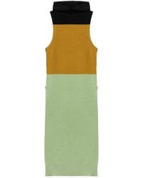 La DoubleJ - Colour Block Hooded Maxi Dress - Lyst