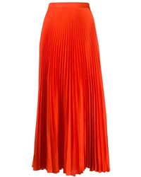 Stella McCartney - Alpha Pleated Midi-Skirt - Lyst