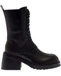 Ann Demeulemeester - Heike Lace-Up Boots - Lyst