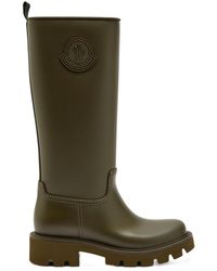 Moncler - Kickstream High Rubber Wellington Boots - Lyst