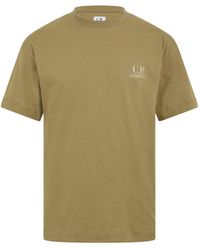 C.P. Company - Logo Crew Neck T-Shirt - Lyst