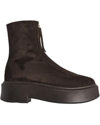 The Row - Front Zipped Boots - Lyst