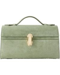SAVETTE - Symmetry Pochette Suede Tote - Lyst